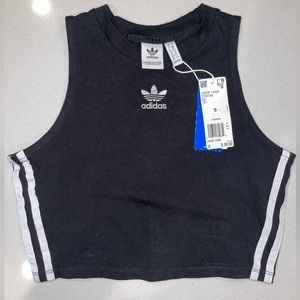 Adidas cropped tank top